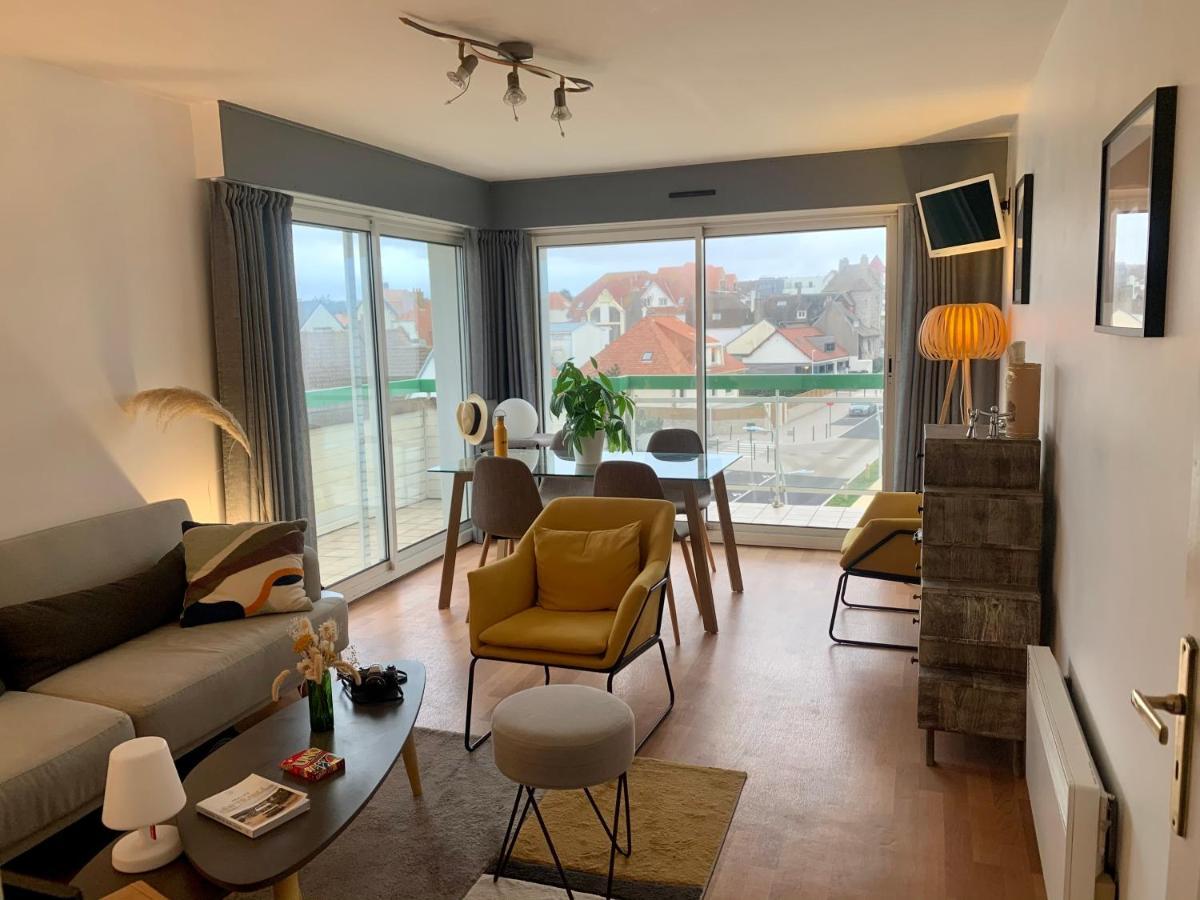 Ferienwohnung Ninou Cap Sud, Terrasse Vue Mer, Appt Lumineux 66M2 Wimereux Exterior foto